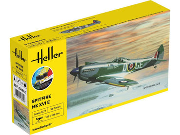 Heller 56282 British Supermarine Spitfire Mk XVI E Starter Kit 1:72)