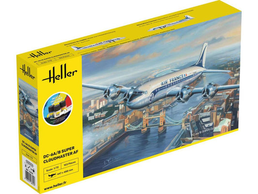 Heller 56315 Douglas DC-6A/B Super Cloudmaster AF Starter Kit 1:72)