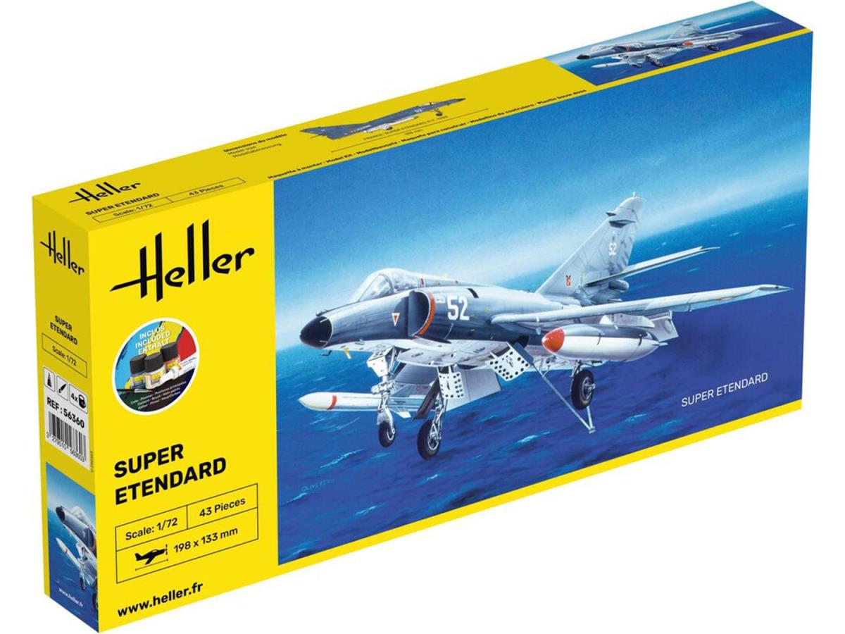 Heller 56360 French Dassault-Breguet Super Etendard Starter Kit 1:72)