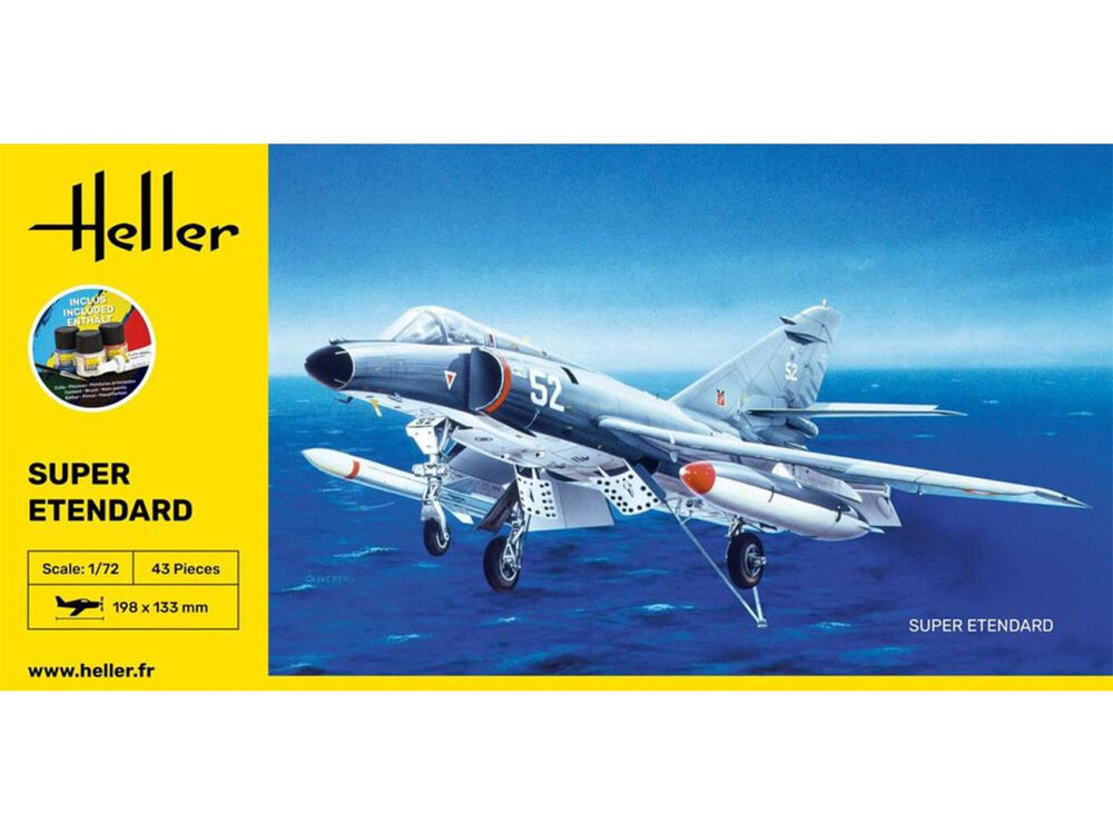 Heller 56360 French Dassault-Breguet Super Etendard Starter Kit 1:72)