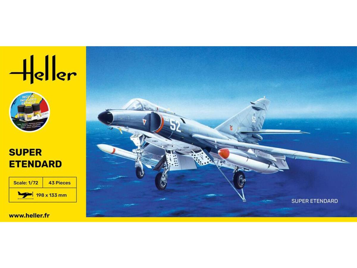 Heller 56360 French Dassault-Breguet Super Etendard Starter Kit 1:72)