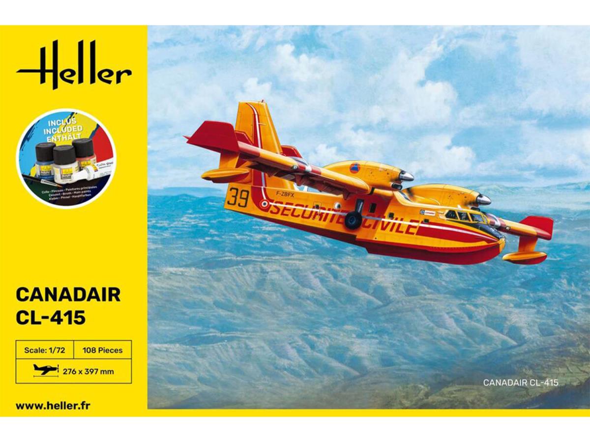 Heller 56370 Canadair CL-415 Starter Kit 1:72 Model Kit