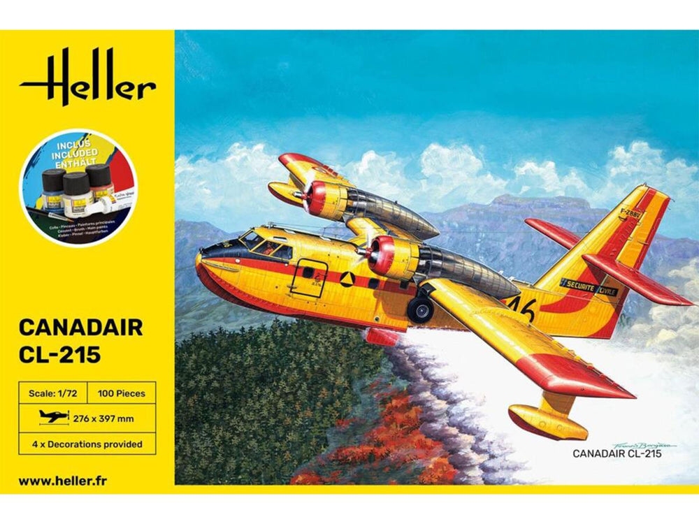 Heller 56373 Canadair CL-215 Starter Kit 1:72 Model Kit
