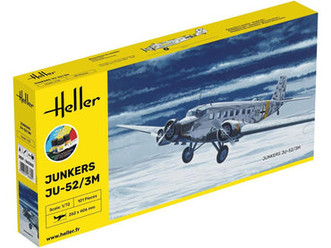Heller 56380 German Junkers Ju-52/3M Starter Kit 1:72 Model Kit