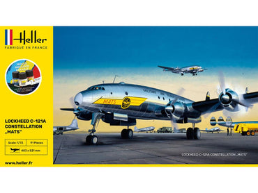 Heller 56382 US C-121A Constellation MATS Starter Kit 1:72 Model Kit