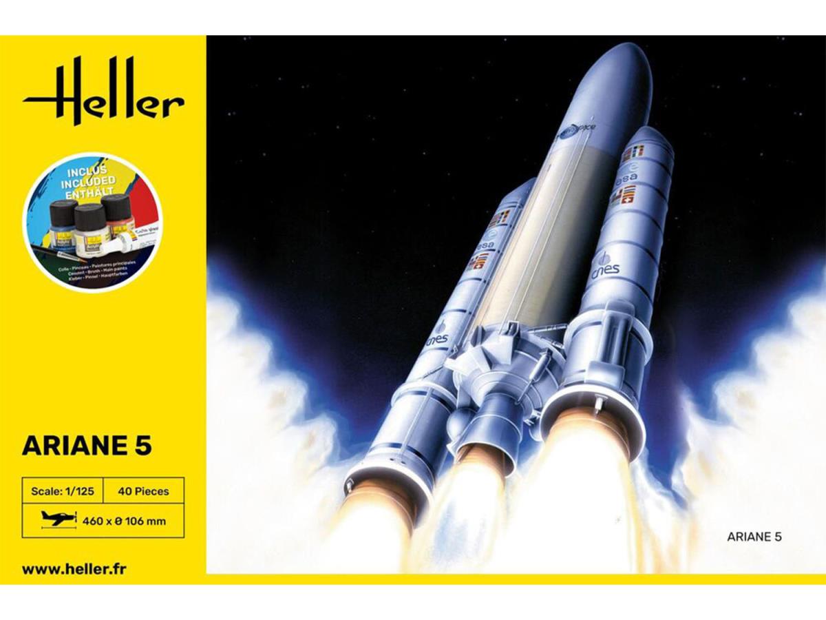 Heller 56441 Ariane 5 Starter Kit 1:125 Model Kit