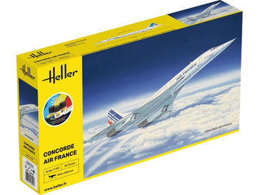 Heller 56445 Concorde Air France Starter Kit 1:125 Model Kit