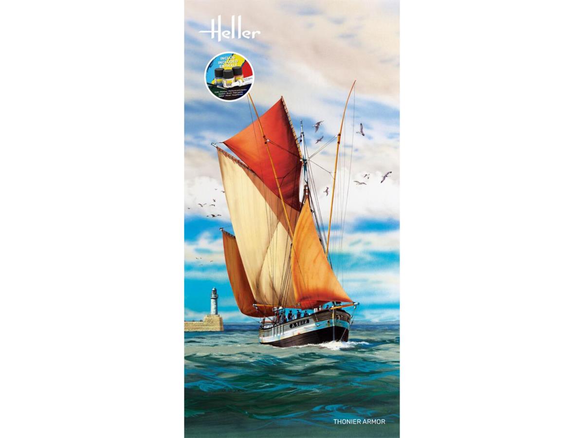Heller 56609 Thonier Armor Starter Kit 1:125 Model Kit