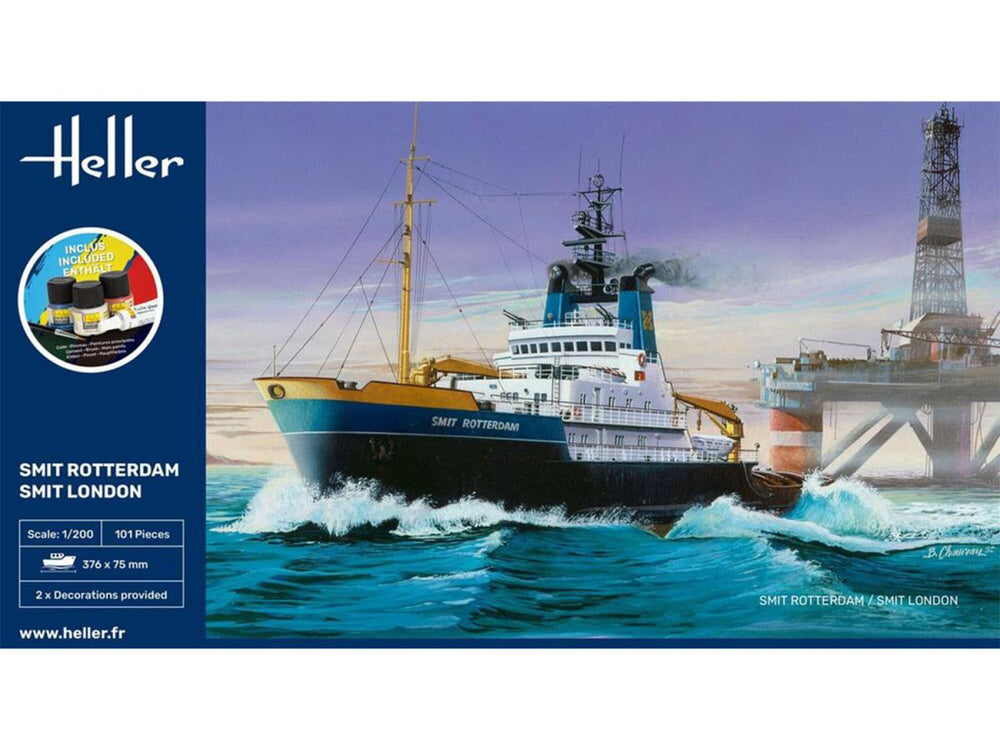 Heller 56620 Smit Rotterdam/Smit London Starter Kit 1:200 Model Kit