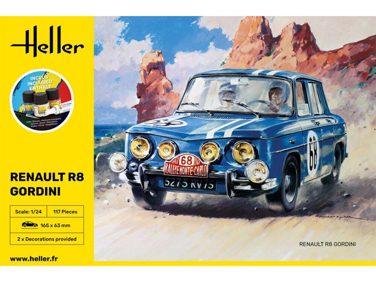 Heller 56700 Renault R8 Gordini Starter Kit 1:24 Model Kit