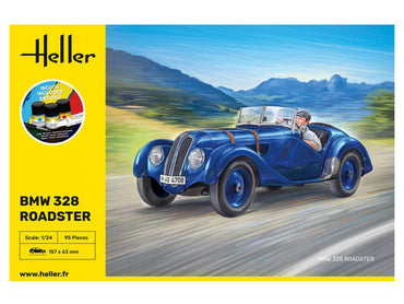 Heller 56701 BMW 328 Roadster Starter Kit 1:24 Model Kit