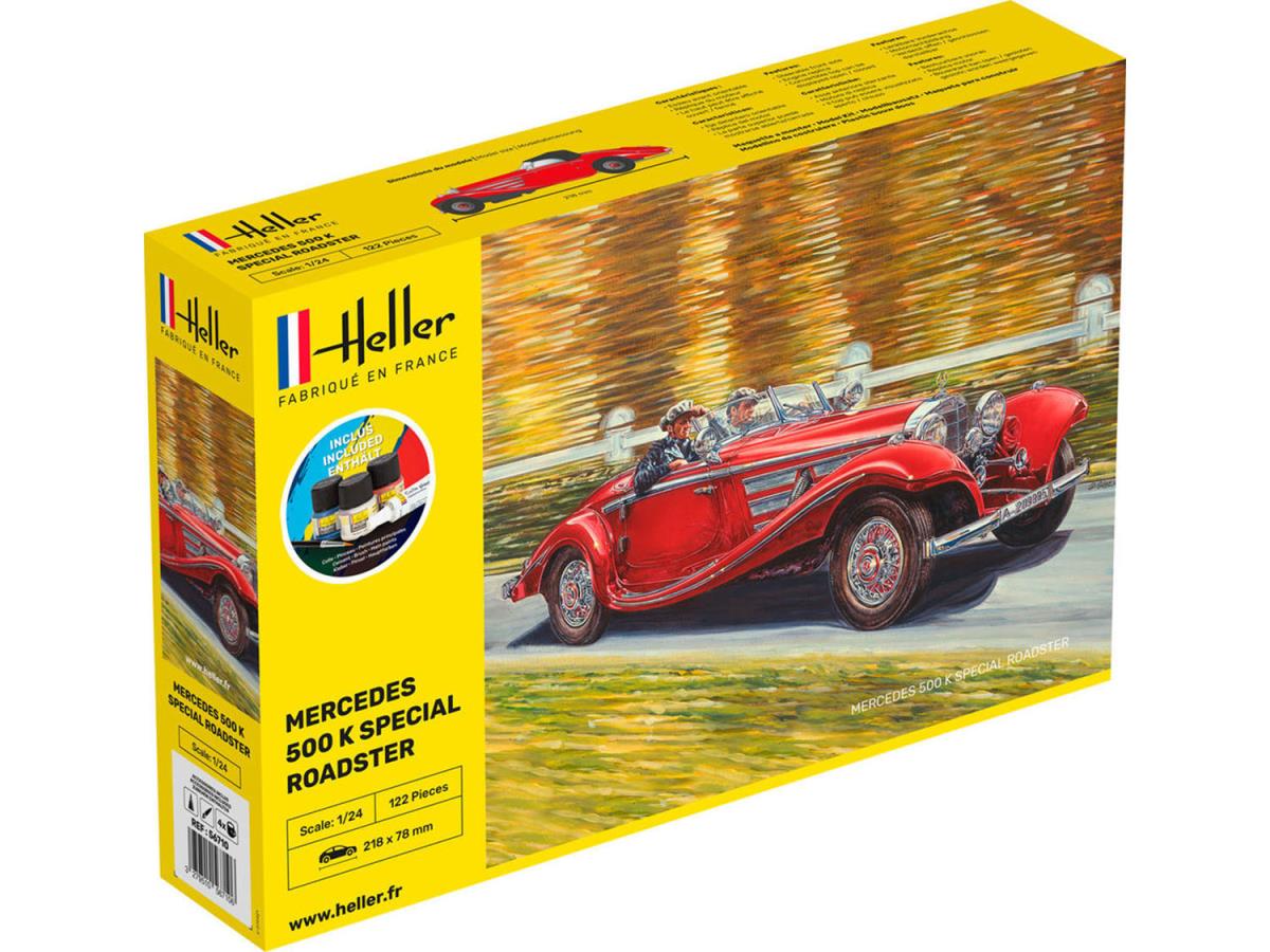 Heller 56710 Mercedes 500 K Special Roadster Starter Kit 1:24 Model Kit