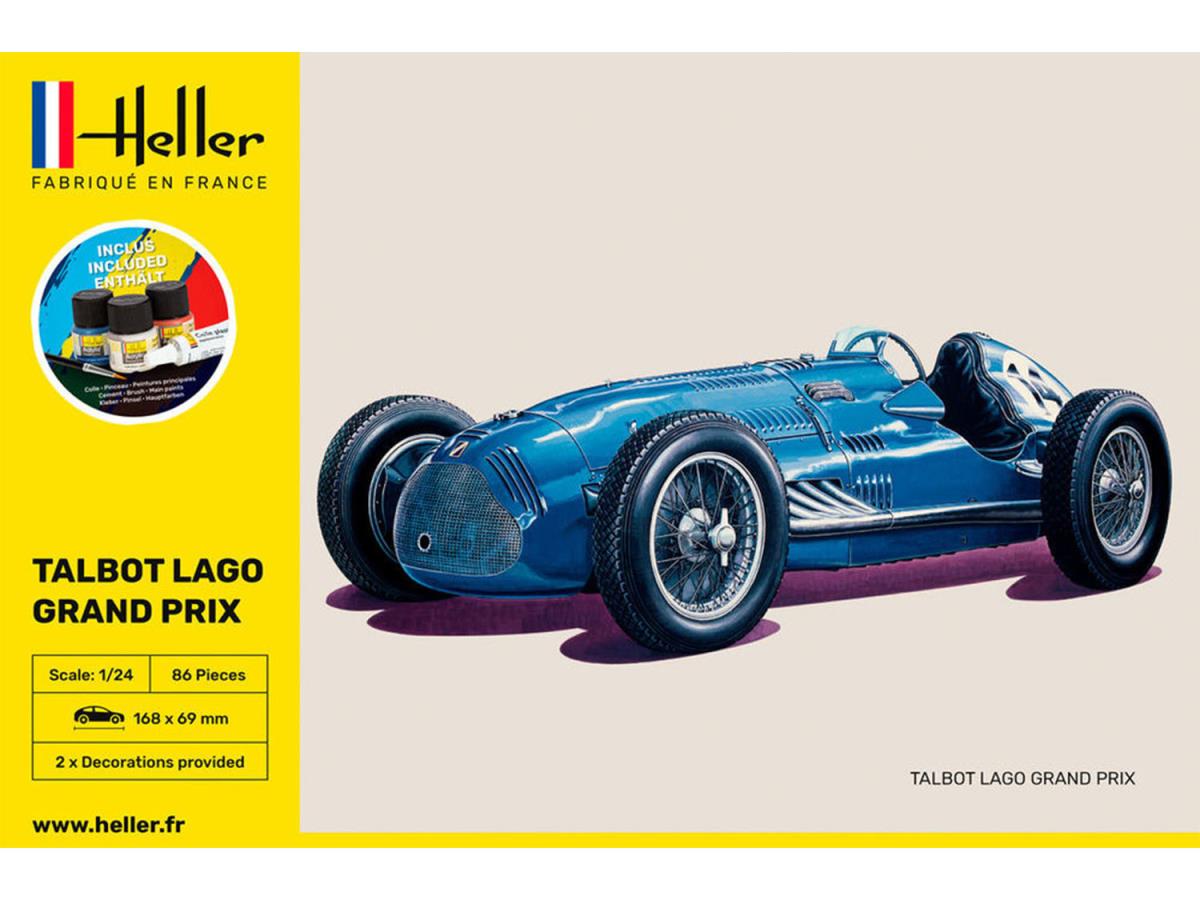 Heller 56721 Talbot Lago Grand Prix Starter Kit 1:24 Model Kit