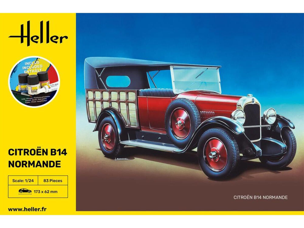 Heller 56729 Citroen B14 Normande Starter Kit 1:24 Model Kit