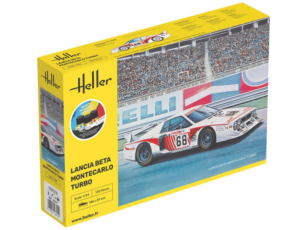 Heller 56741 Lancia Beta Montecarlo Turbo Starter Kit 1:24 Model Kit