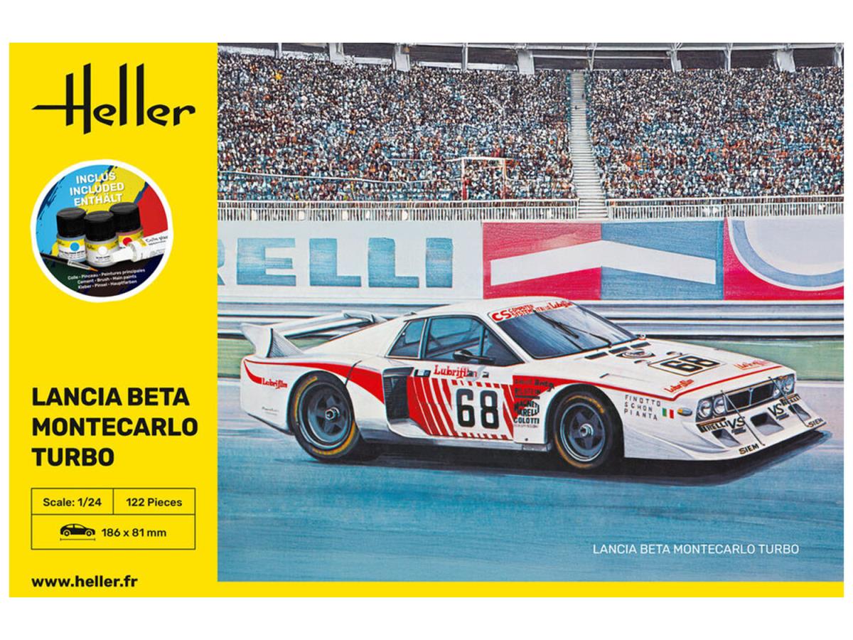Heller 56741 Lancia Beta Montecarlo Turbo Starter Kit 1:24 Model Kit