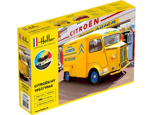 Heller 56744 Citroen HY 1957/1964 Starter Kit 1:24 Model Kit