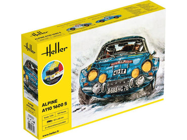 Heller 56745 Alpine A110 1600S Starter Kit 1:24 Model Kit