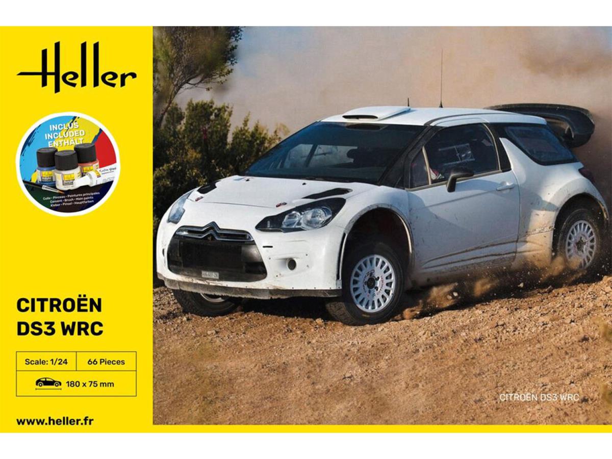 Heller 56758 Citroen DS3 WRC Starter Kit 1:24 Model Kit