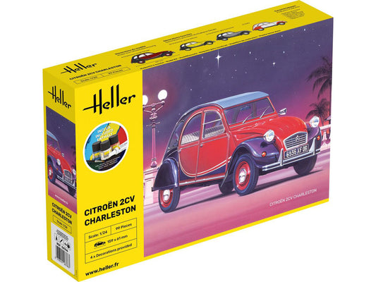 Heller 56766 Citroen 2CV Charleston Starter Kit 1:24 Model Kit