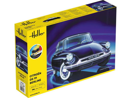 Heller 56795 Citroen DS 19 Berline Starter Kit 1:16 Model Kit