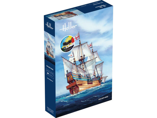 Heller 56829 Golden Hind Starter Kit 1:96 Model Kit