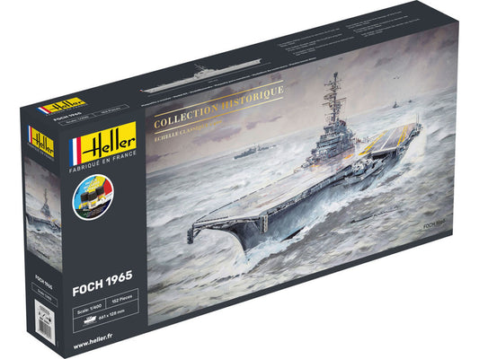 Heller 57071 French Warship Foch 1965 Starter Kit 1:400 Model Kit