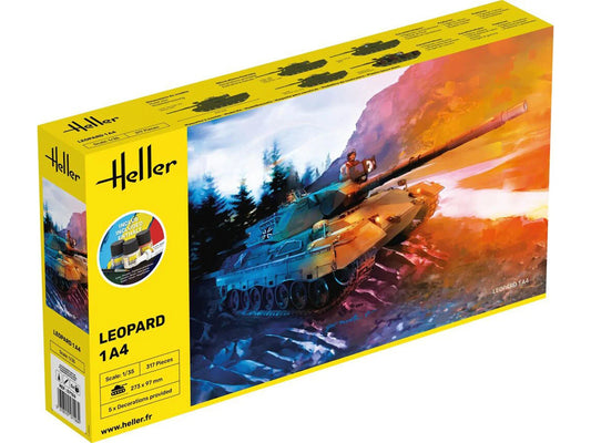 Heller 57126 German Leopard 1A4 Starter Kit 1:35 Model Kit