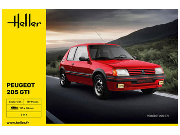 Heller 58705 Peugeot 205 GTI Starter Set 1:24 Model Kit