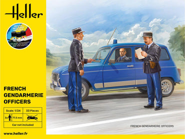 Heller 58751 French Gendarmerie Officers Starter Kit 1:24 Model Kit