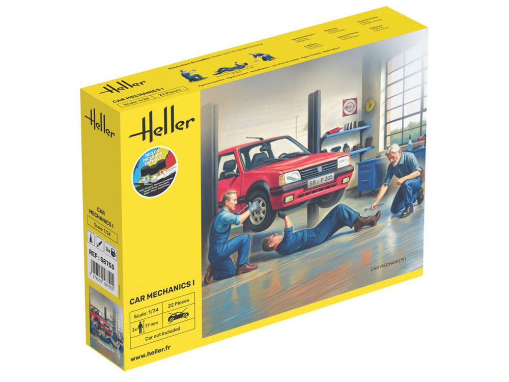 Heller 58755 Car Mechanics Set I Starter Kit 1:24 Model Kit