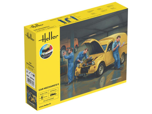 Heller 58756 Car Mechanics Set II Starter Kit 1:24 Model Kit