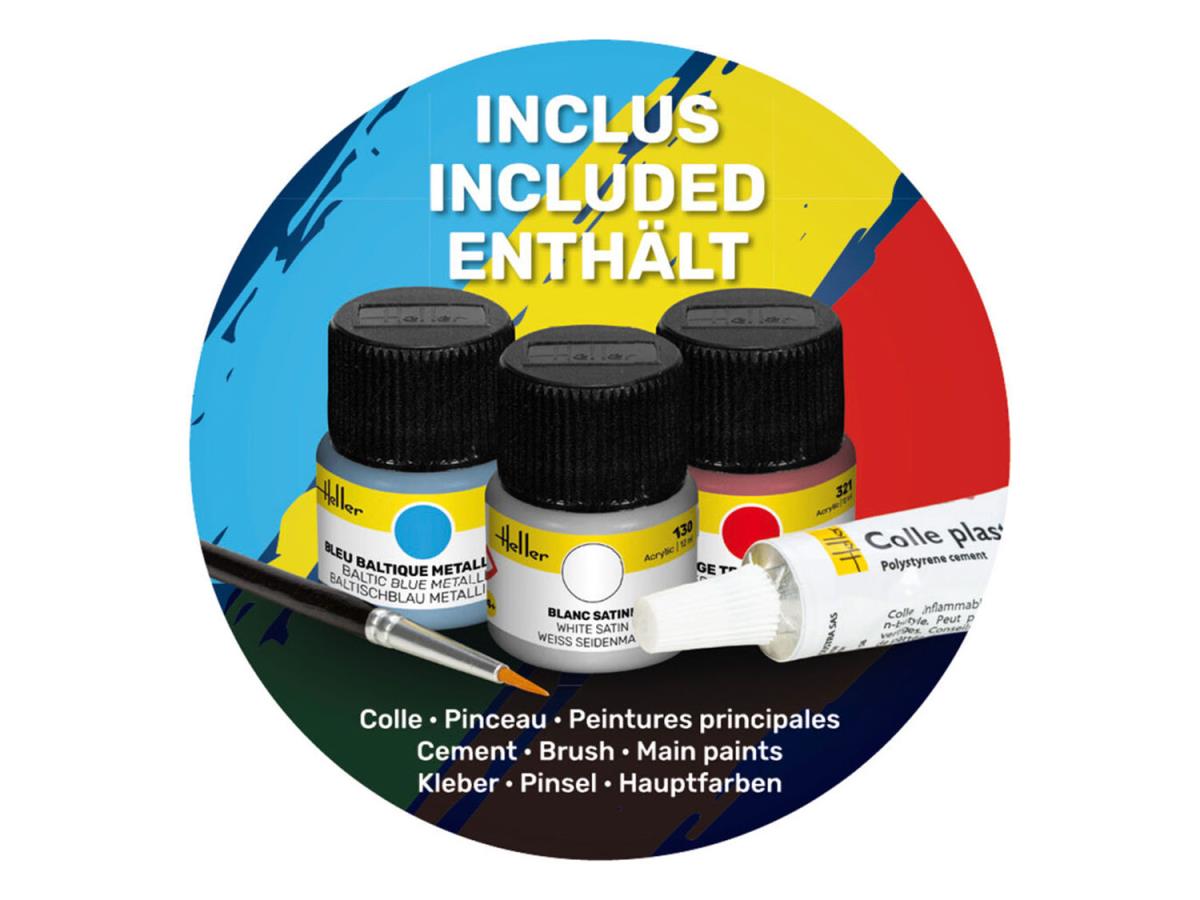 Heller 58757 1970s Urban People Set Starter Kit 1:24 Model Kit