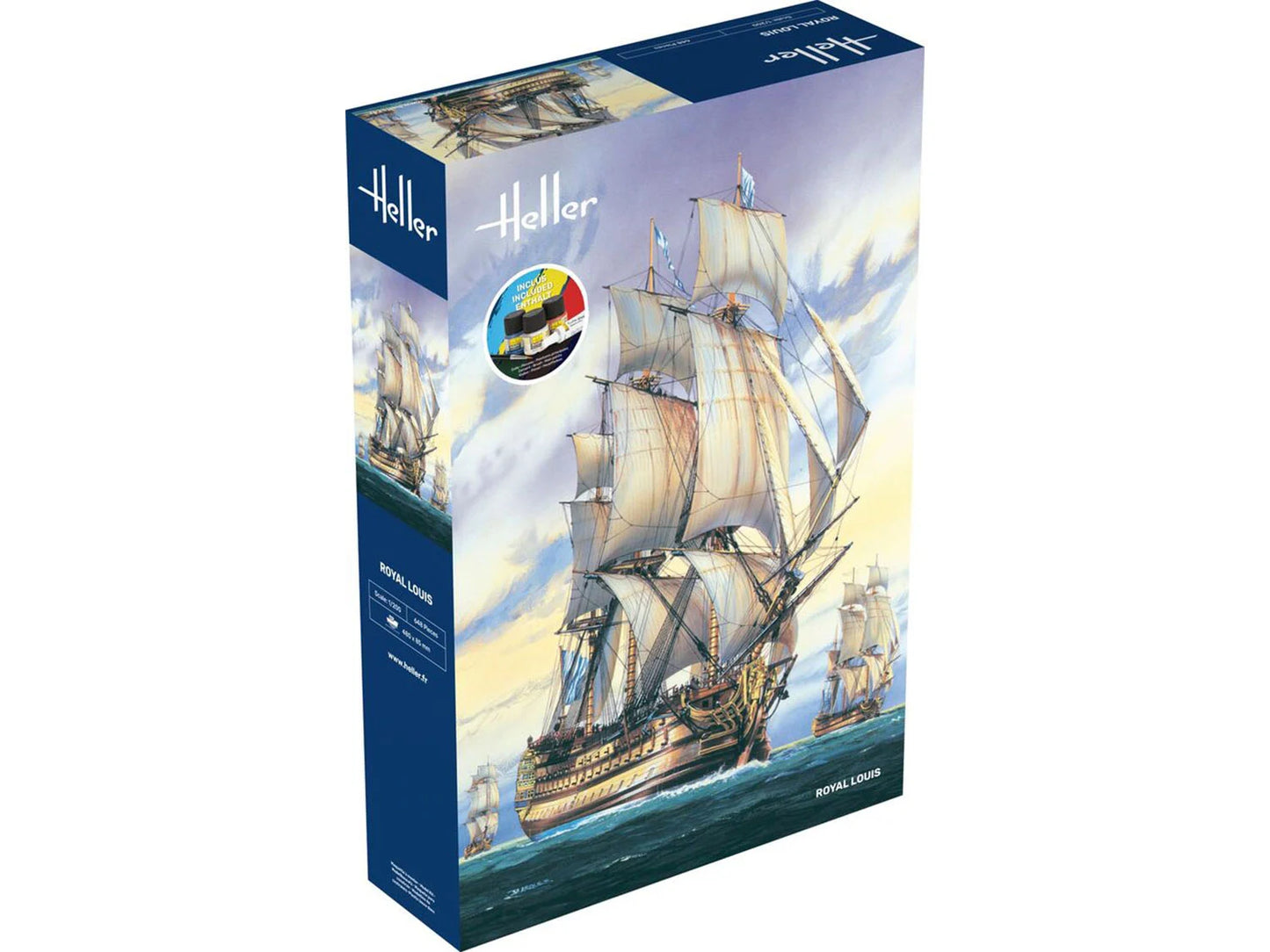 Heller 58892 Royal Louis Starter Kit 1:200 Model Kit