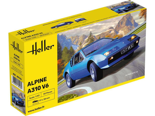 Heller 80146 Alpine A310 V6 1:43 Model Kit