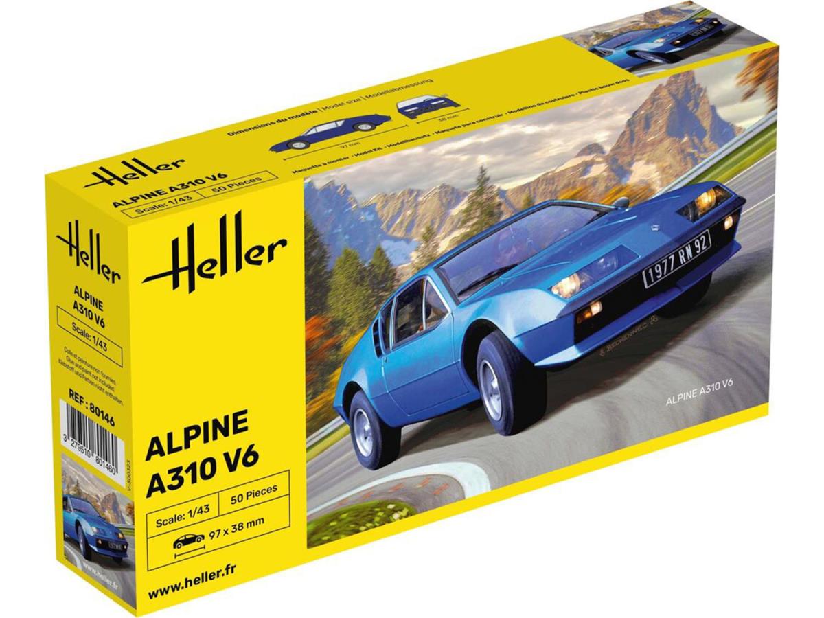 Heller 80146 Alpine A310 V6 1:43 Model Kit