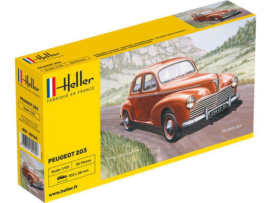 Heller 80160 Peugeot 203 1:43 Model Kit