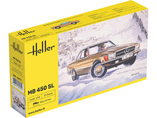 Heller 80171 Mercedes Benz 450 SL 1:43 Model Kit