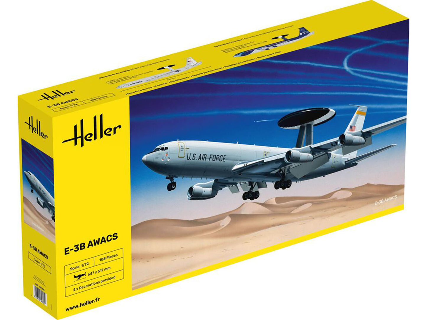 Heller 80308 E-3B Sentry AWACS 1:72 Model Kit