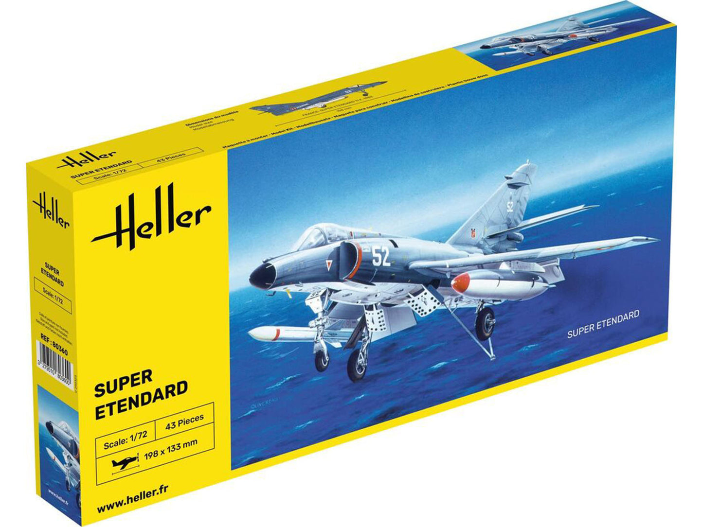 Heller 80360 Super Etendard 1:72 Model Kit