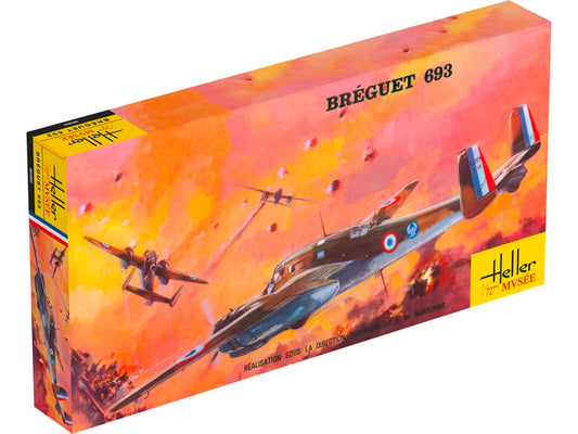 Heller 80392 French Breguet 693/2 Heller Museum Kit 1:72 Model Kit