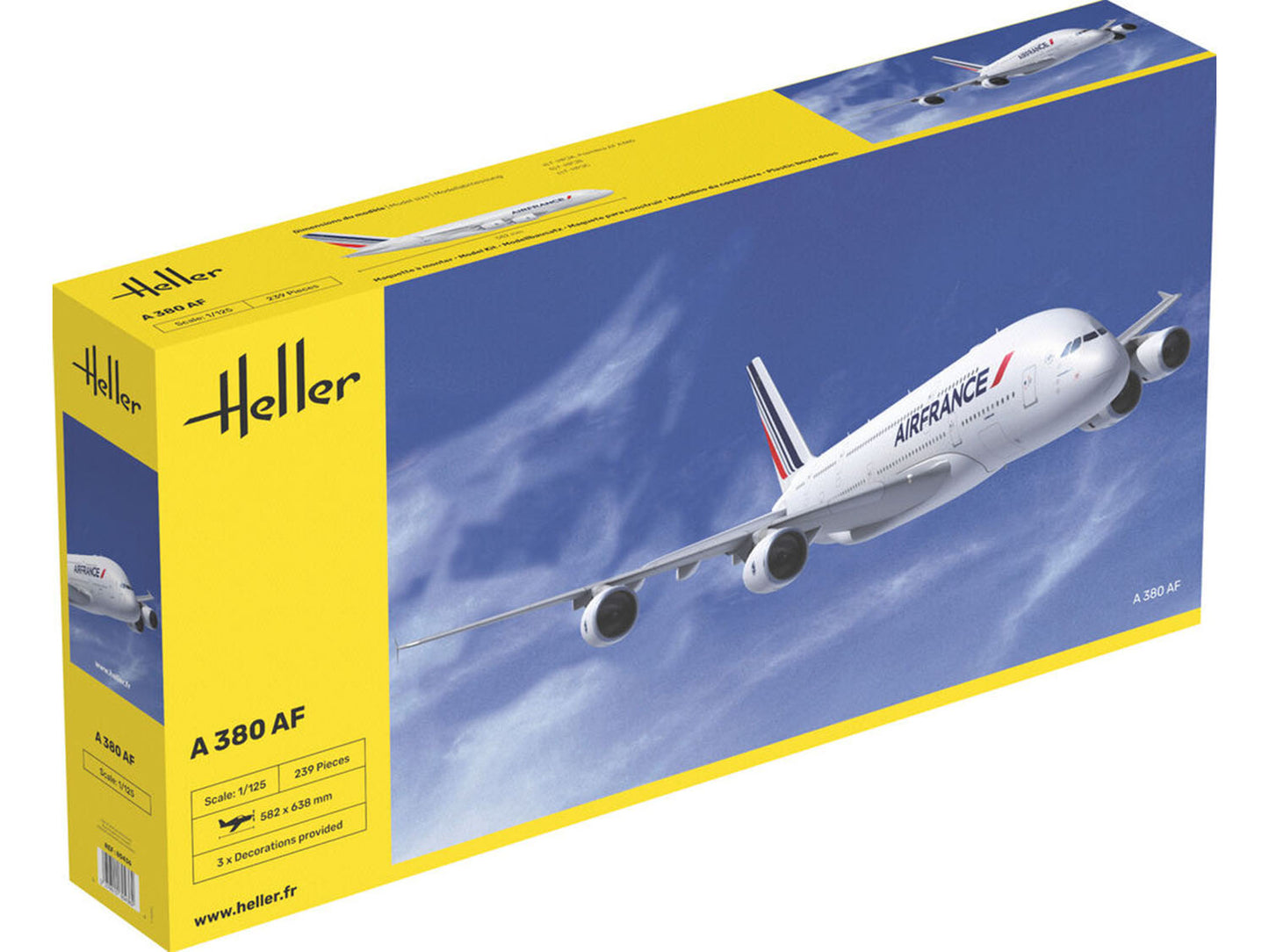 Heller 80436 Airbus A380 Air France 1:125 Model Kit
