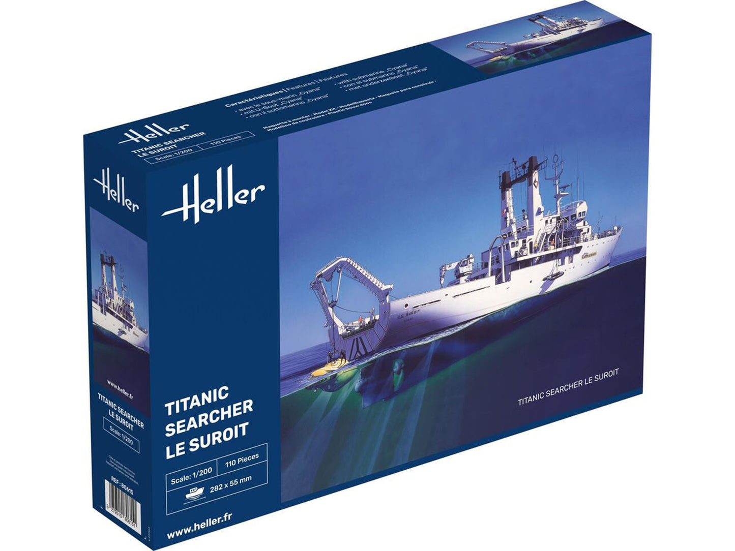 Heller 80615 Titanic Searcher "Le Suroit" 1:200 Model Kit