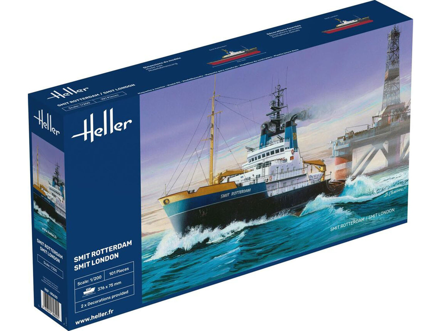 Heller 80620 Smit Rotterdam/Smit London 1:200 Model Kit