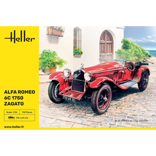 Heller 80715 Alfa Romeo 6C 1750 Zagato 1:24 Model Kit