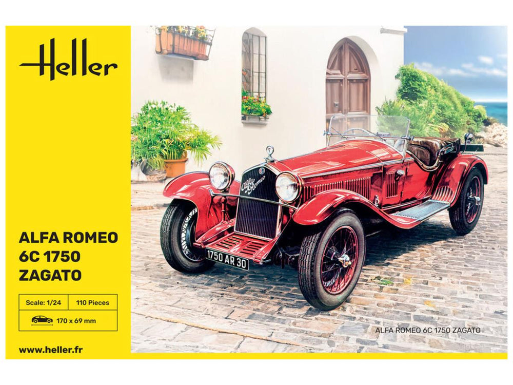 Heller 80715 Alfa Romeo 6C 1750 Zagato 1:24 Model Kit