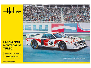 Heller 80741 Lancia Beta Montecarlo Turbo Car 1:24 Model Kit