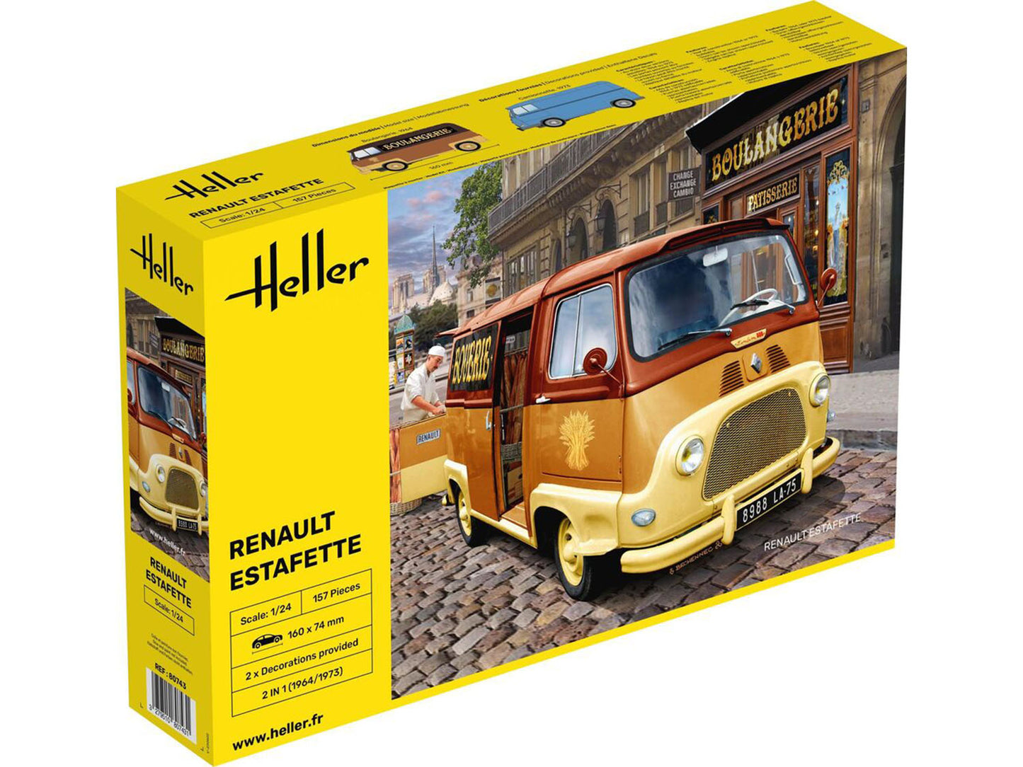 Heller 80743 Renault Estafette 1:24 Model Kit