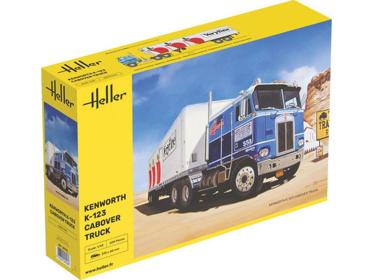 Heller 80793 Kenworth K-123 Cabover Truck 1:43 Model Kit