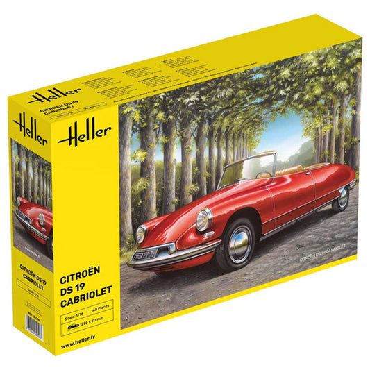 Heller 80796 Citroen DS 19 Cabriolet 1:16 Model Kit